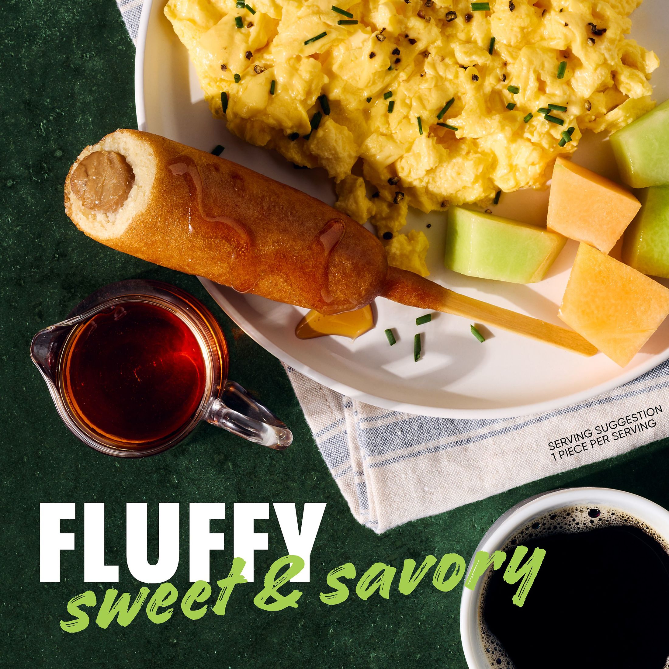 MorningStar Farms Incogmeato Vegan Original Plant Based Pancake and Sausage on a Stick, 9.7 oz, 4 Count Box thumbnail 4