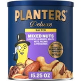 Planters Deluxe Mixed Nuts With Hazelnuts, 15.25 Ounce Canister