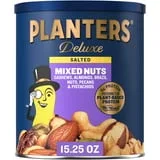 Planters Deluxe Mixed Nuts With Hazelnuts, 15.25 Ounce Canister