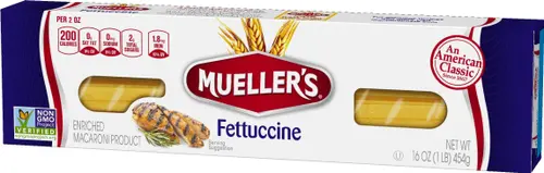 Mueller's Sodium-Free, Cholesterol-Free Fettucine Pasta, 16 oz (Shelf-Stable) thumbnail 4
