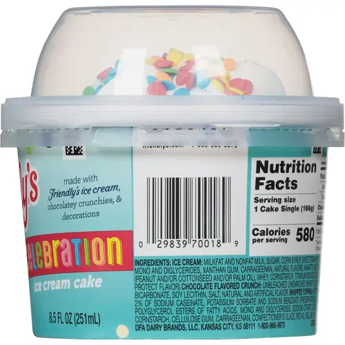 Friendly's Ice Cream Birthday Cake Singles - 8.5 Fl Oz thumbnail 4