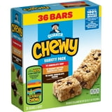 Quaker Chewy Granola Bars, 3 Flavor Variety Pack, 30.4 oz, 36 Count thumbnail 2