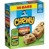 Quaker Chewy Granola Bars, 3 Flavor Variety Pack, 30.4 oz, 36 Count thumbnail 2