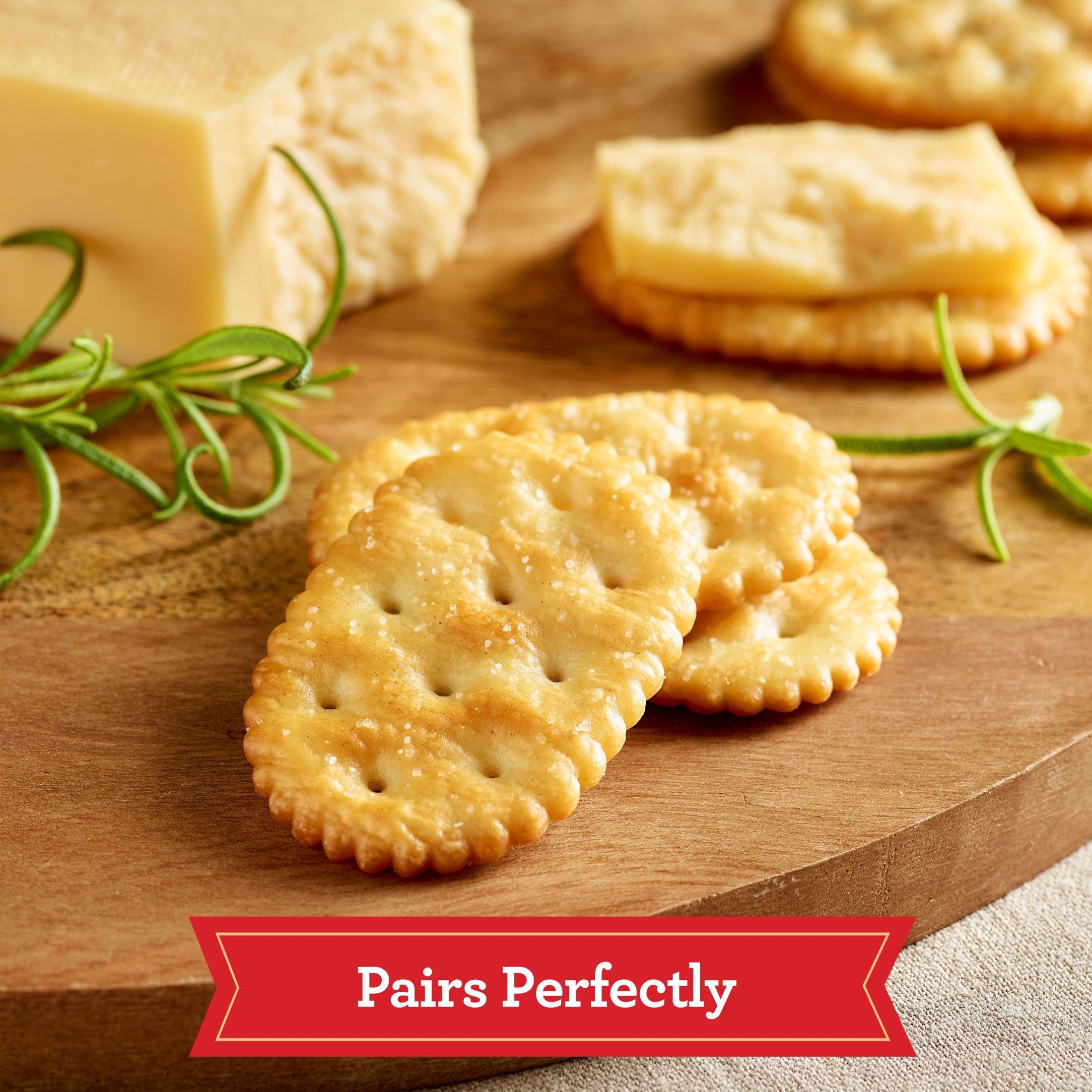 Town House Original Oven Baked Crackers, Party Snacks, 13.8 oz thumbnail 4