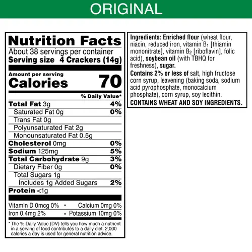 Club Snack Stacks Original Crackers, Lunch Snacks, 9 Count thumbnail 3