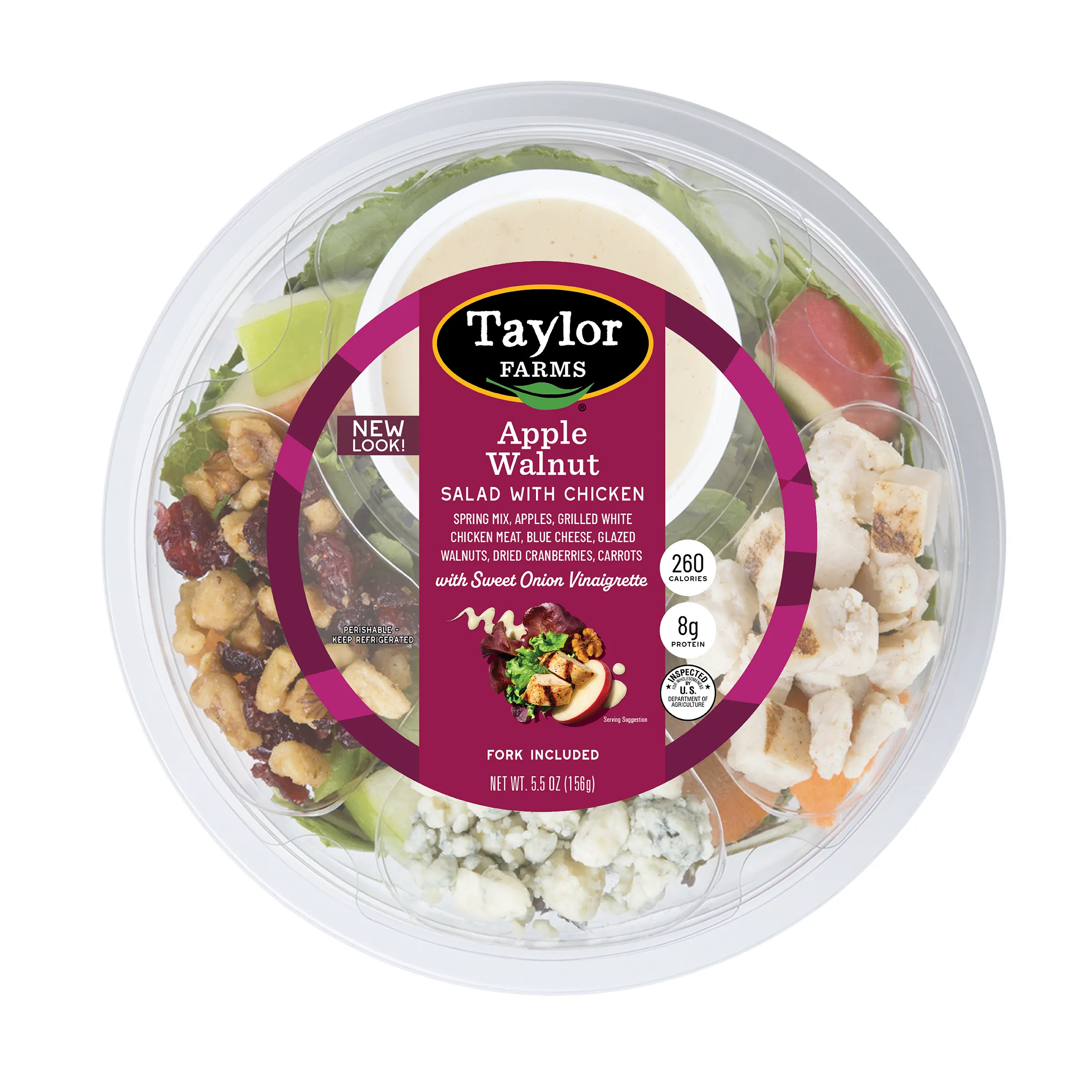 Taylor Farms Apple & Walnut Salad, 5.5oz (Fresh)