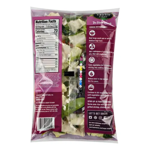 Taylor Farms Ginger Garlic Stir Fry Kit Packaged Meal, 14 oz thumbnail 2