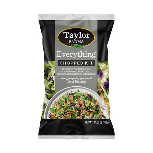 Taylor Farms Everything Chopped Salad Kit, 11.57 oz Bag, Fresh