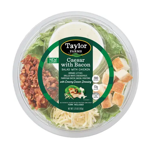 Taylor Farms Caesar Salad with Bacon and Chicken, 5.75 oz (Fresh)