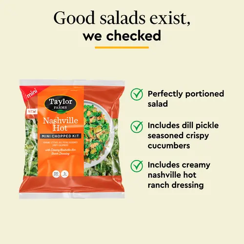 Taylor Farms Nashville Hot Mini Salad Kit, 4.3 oz, Fresh thumbnail 4