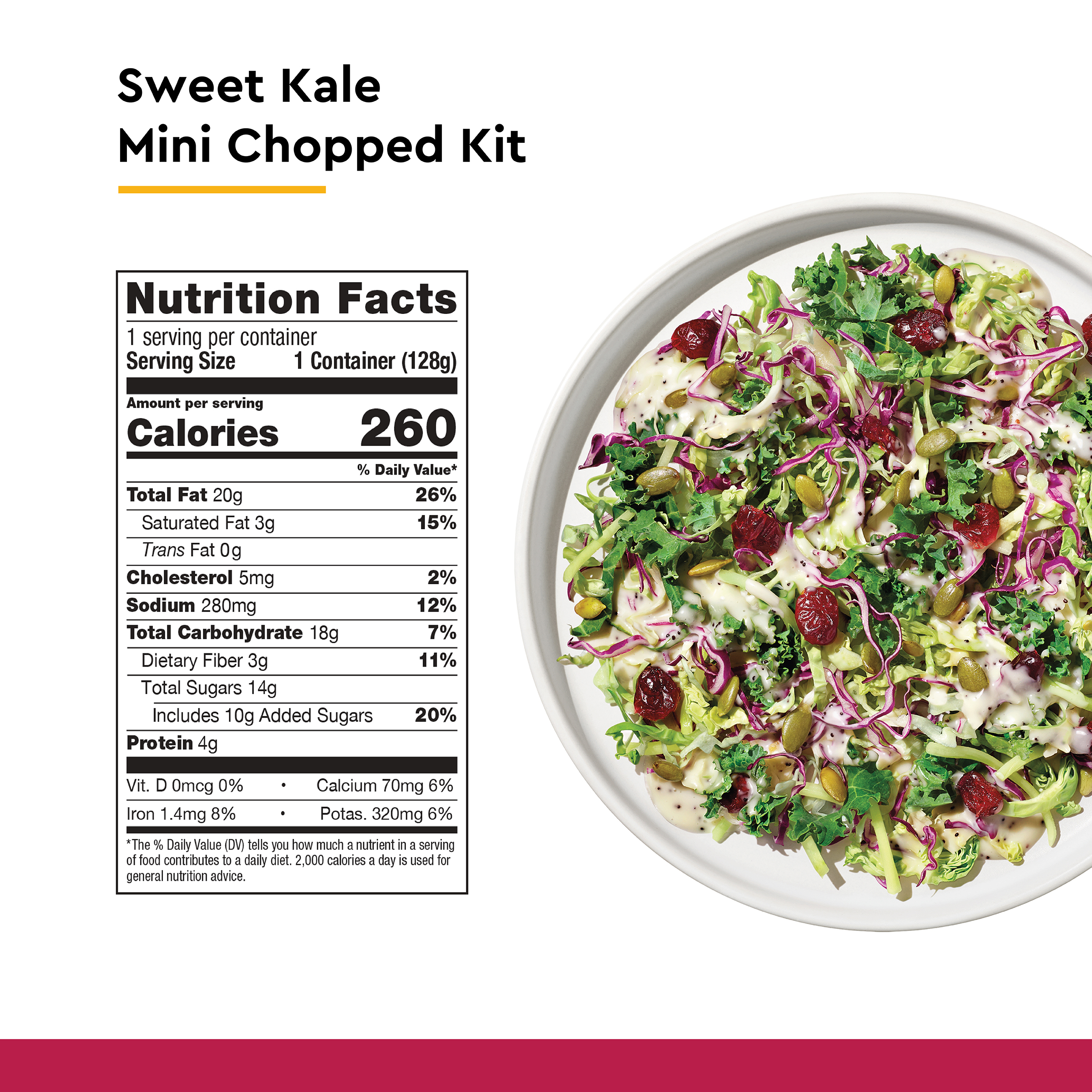 Taylor Farms Sweet Kale Mini Chopped Salad Kit thumbnail 3