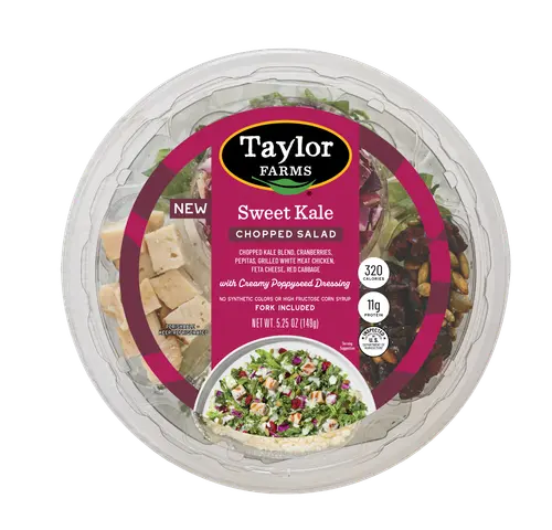 Taylor Farms Sweet Kale Chopped Salad Bowl, 5.25 oz (Fresh)