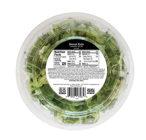 Taylor Farms Sweet Kale Chopped Salad Bowl, 5.25 oz (Fresh) thumbnail 3
