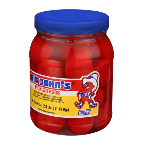 Big John's Ready to Eat Pickled Eggs 40oz Jar, Contains Eggs thumbnail 3