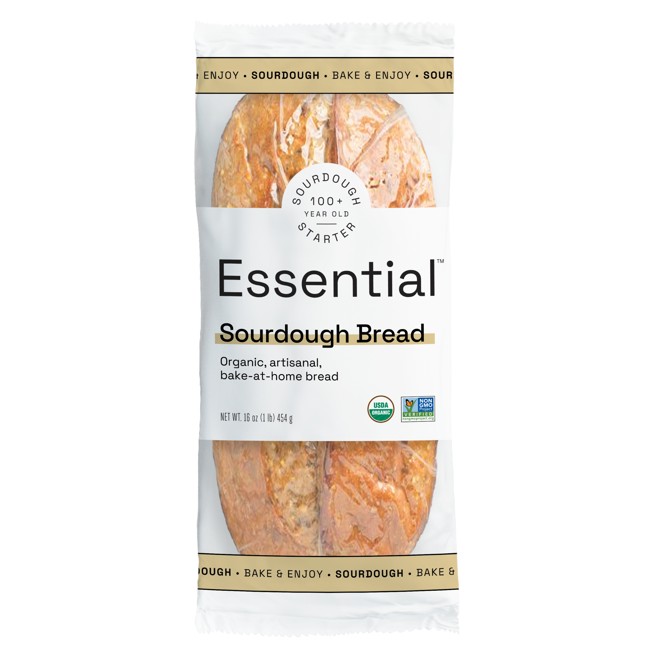 Essential Bake at Home Sourdough Bread, Certified Organic, Non-GMO, 16 oz, 4 Pack thumbnail 2