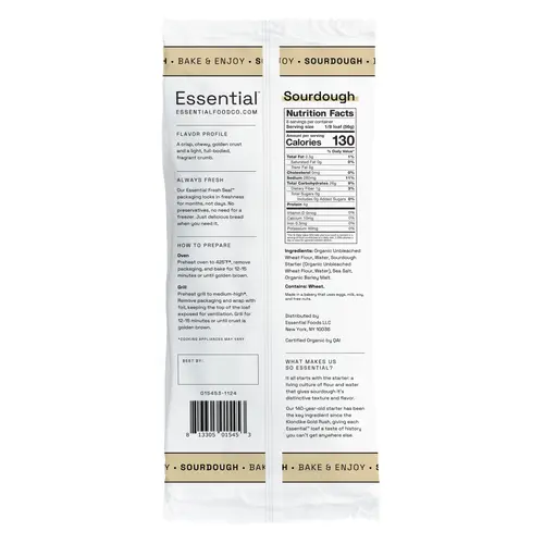 Essential Bake at Home Sourdough Bread, Certified Organic, Non-GMO, 16 oz, 4 Pack thumbnail 3