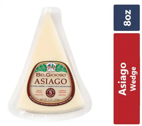 BelGioioso Gluten-Free Asiago Specialty Cheese Wedge, 8 oz
