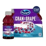 Ocean SprayÂ® Cran-GrapeÂ® Cranberry Grape Juice Drinks, 10 fl oz Bottles, 6 Count