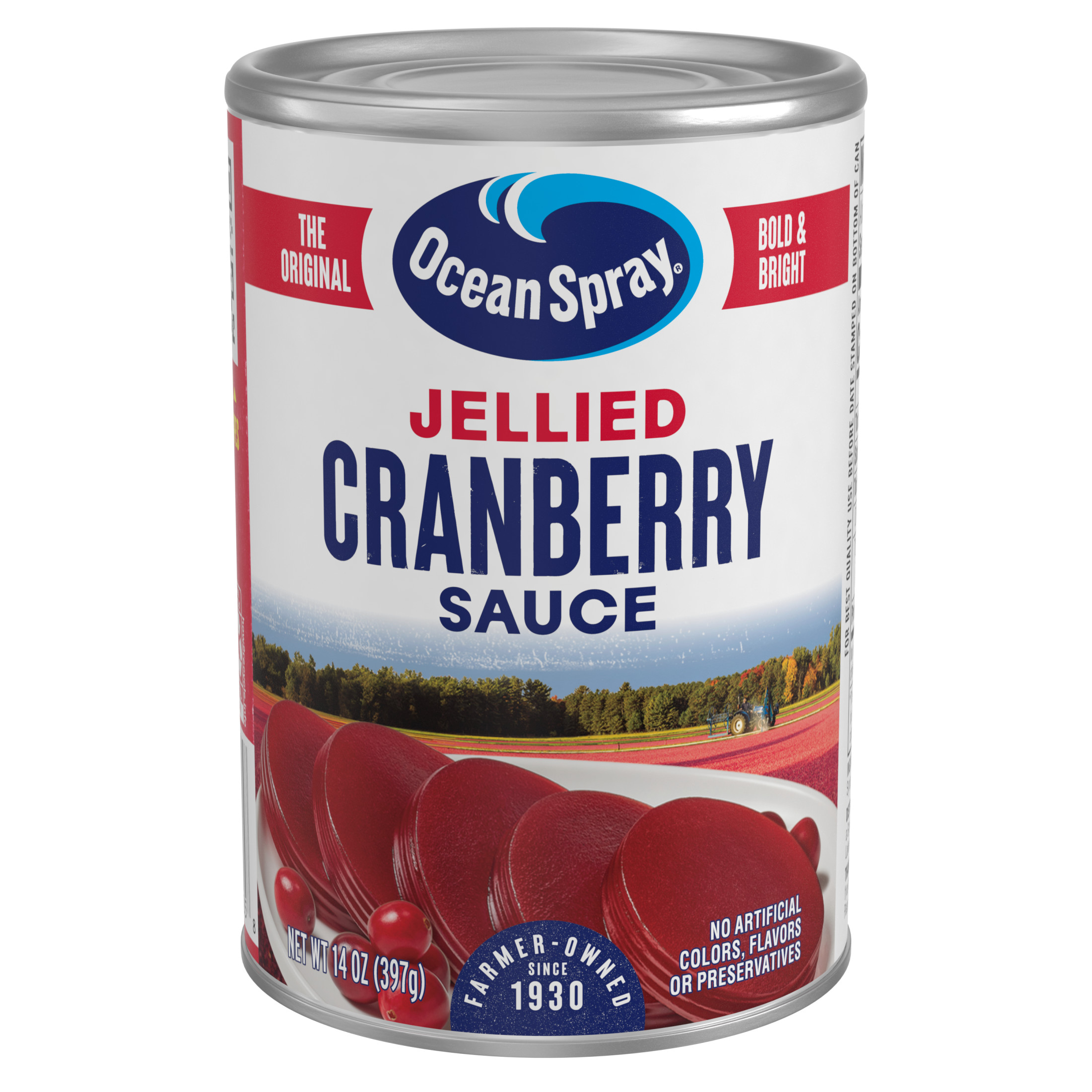 Ocean SprayÂ® Jellied Cranberry Sauce, Canned Side Dish, 14 oz Can thumbnail 2