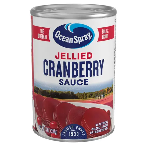 Ocean SprayÂ® Jellied Cranberry Sauce, Canned Side Dish, 14 oz Can thumbnail 2