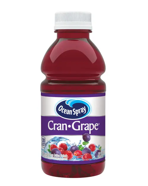 Ocean SprayÂ® Cran-GrapeÂ® Juice Drinks, 10 fl oz Bottles, 12 Count thumbnail 2