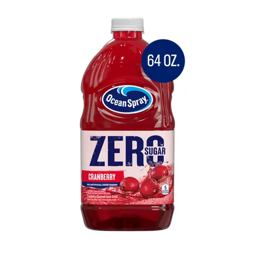Ocean SprayÂ® ZERO Sugar Cranberry Juice Drink, 64 fl oz Bottle