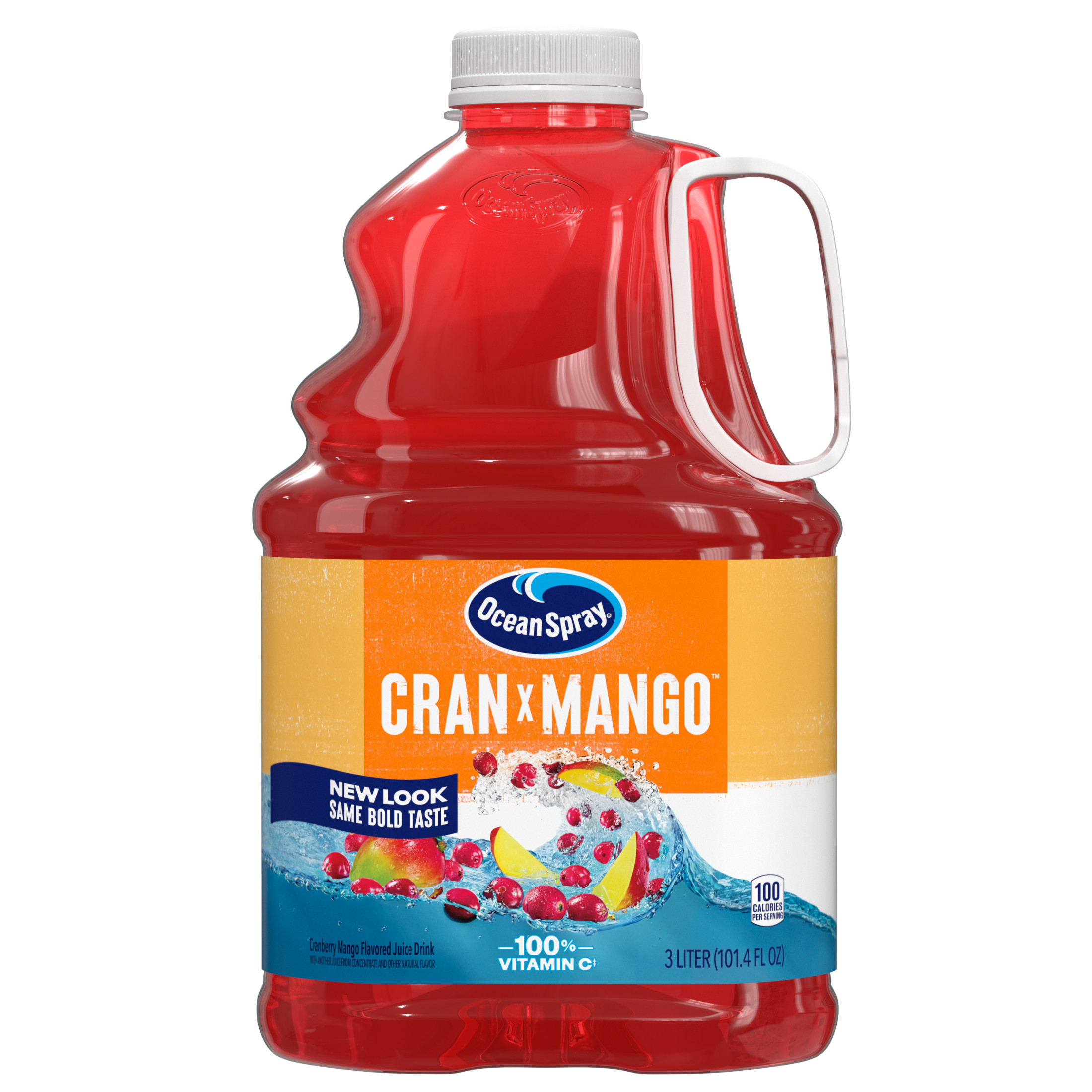 Ocean SprayÂ® Cran-Mangoâ„¢ Cranberry Mango Juice Drink, 101.4 fl oz Bottle thumbnail 3