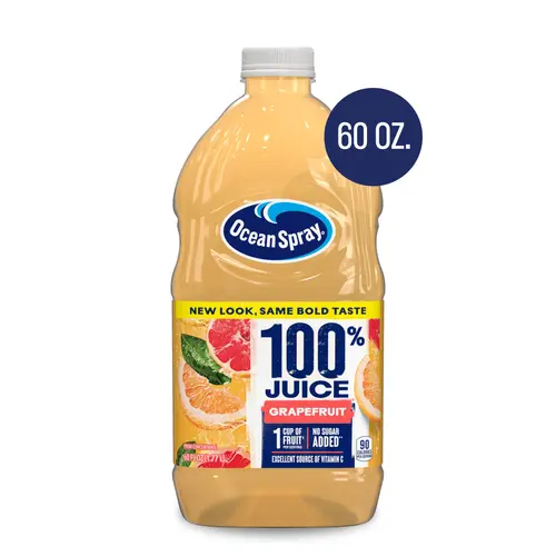 Ocean SprayÂ® 100% Grapefruit Juice, 100% Juice, 60 fl oz Bottle