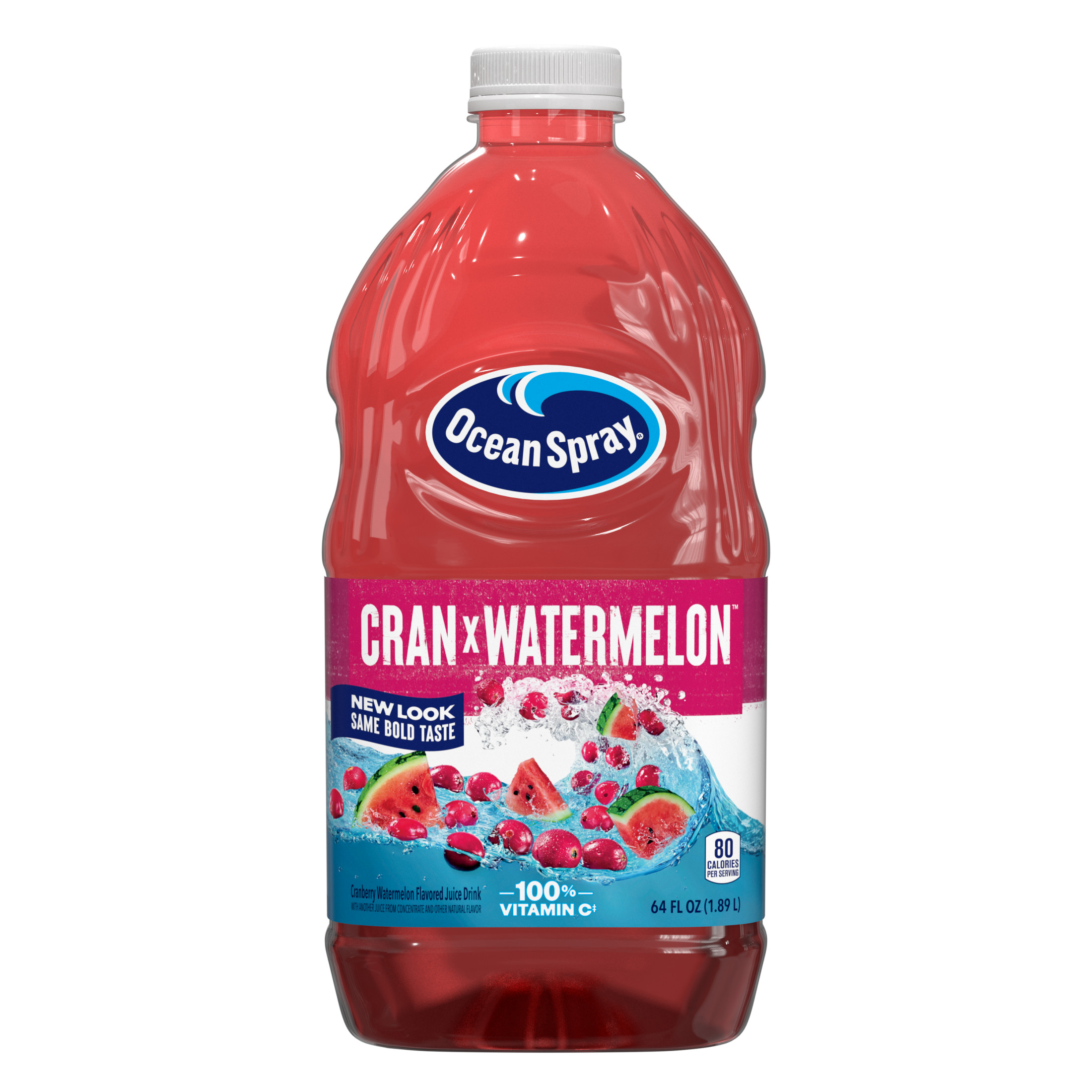 Ocean SprayÂ® Cran-Watermelonâ„¢ Cranberry Watermelon Juice Drink, 64 fl oz Bottle thumbnail 3