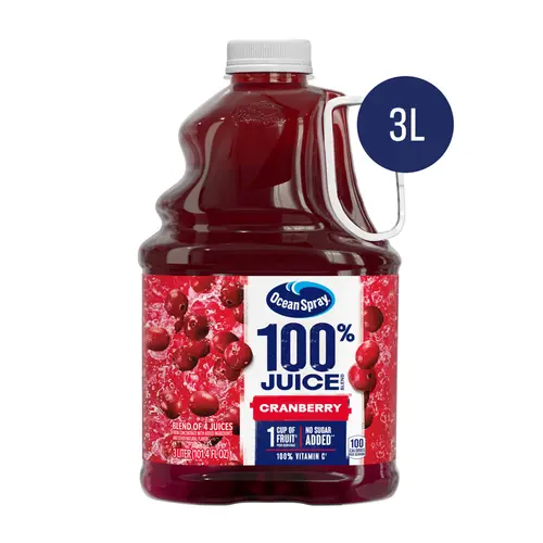 Ocean SprayÂ® 100% Juice Cranberry Juice Blend, 101.4 fl oz Bottle