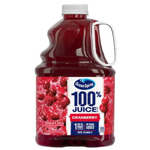 Ocean SprayÂ® 100% Juice Cranberry Juice Blend, 101.4 fl oz Bottle thumbnail 2