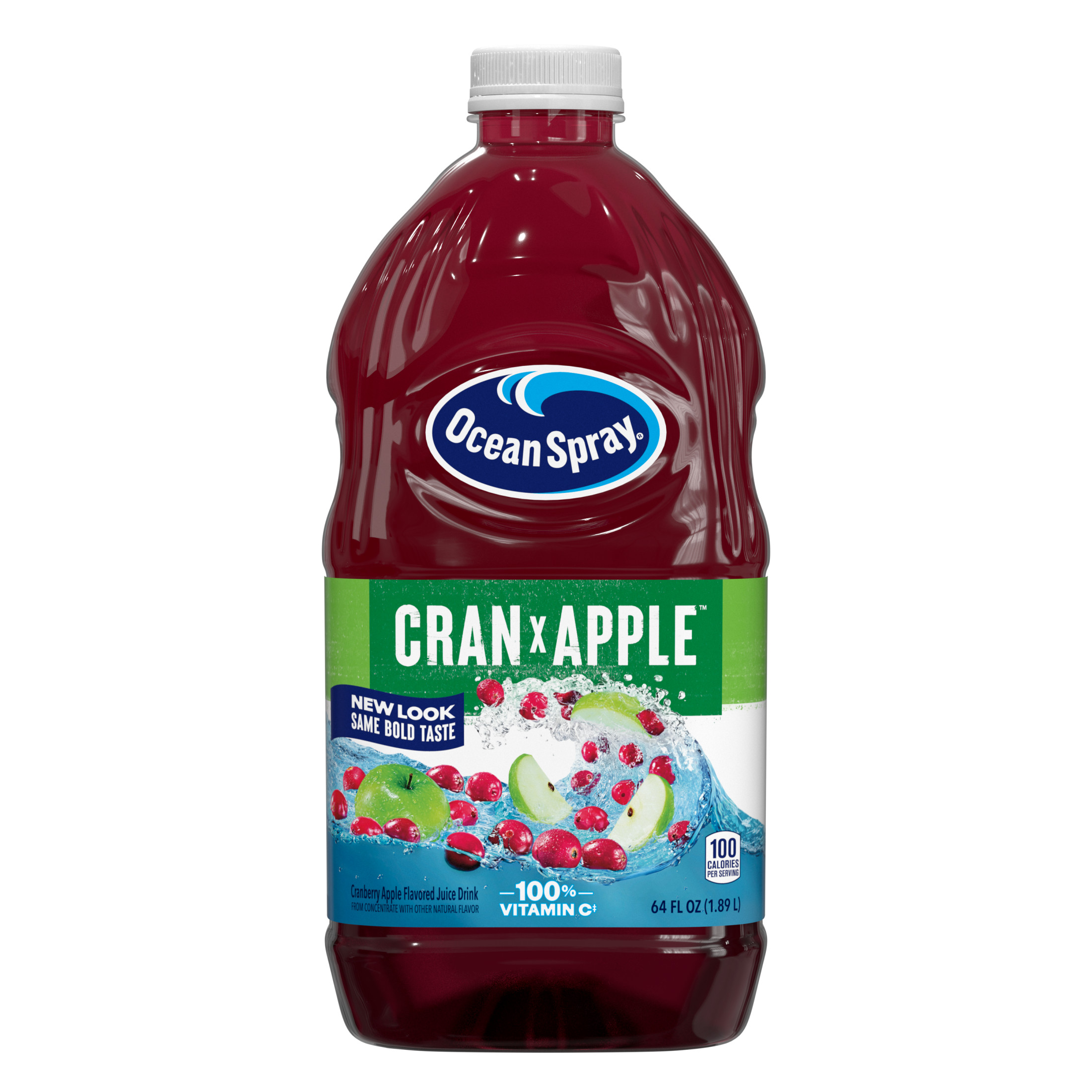 Ocean SprayÂ® Cran-Appleâ„¢ Cranberry Apple Juice Drink, 64 fl oz Bottle thumbnail 2