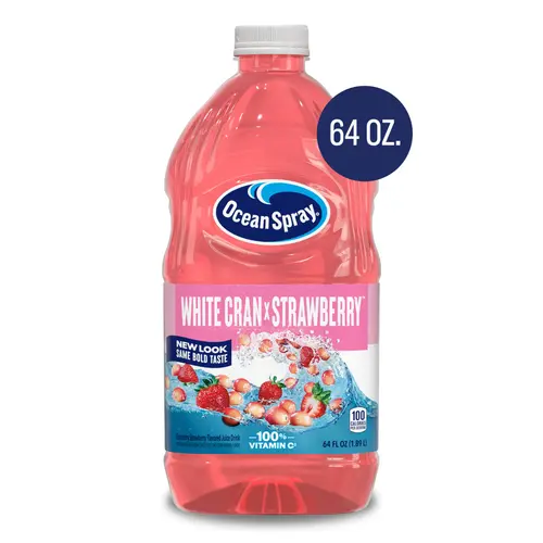 Ocean SprayÂ® White Cran-Strawberry Juice Drink, 64 fl oz Bottle
