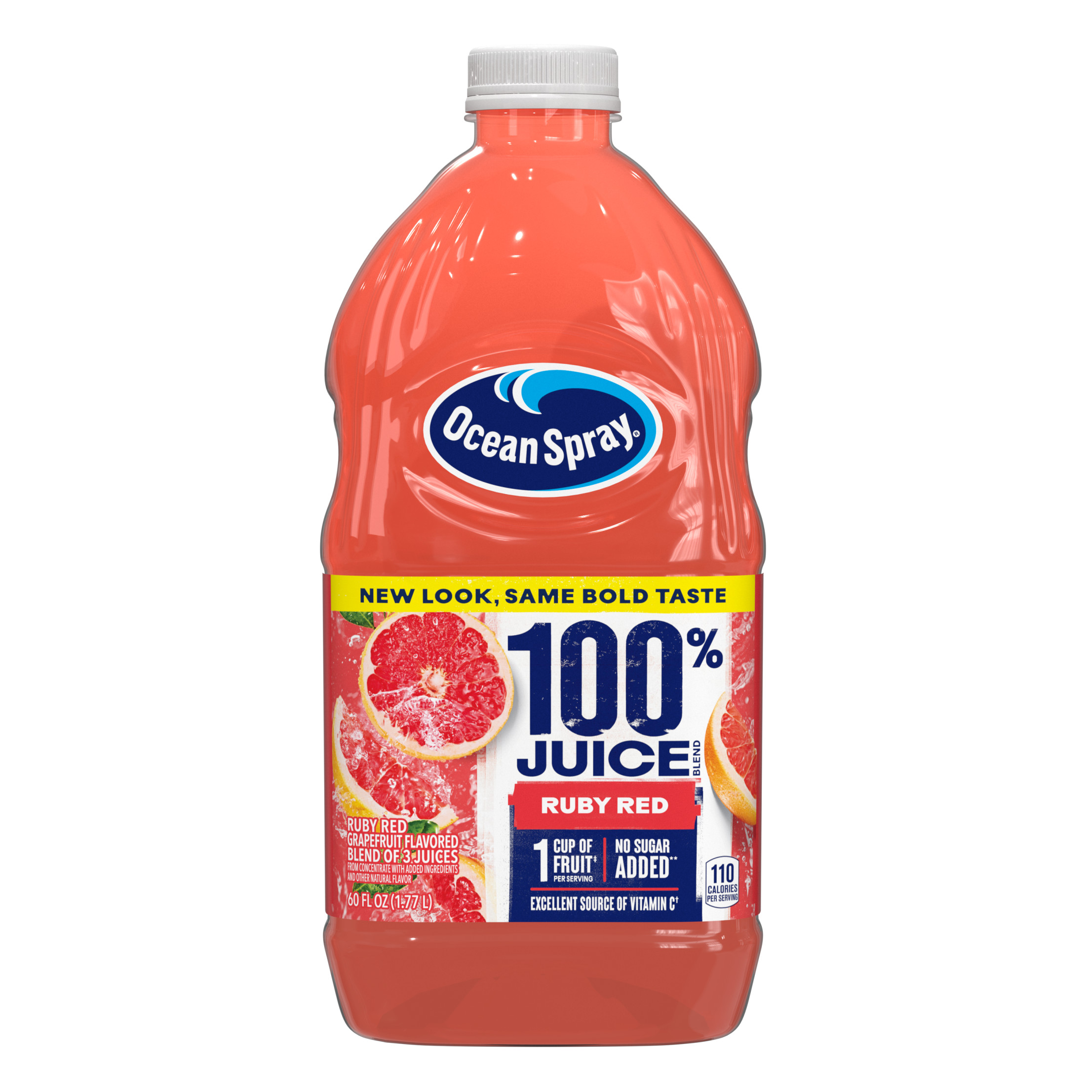 Ocean SprayÂ® 100% Ruby Red Grapefruit Juice, 100% Juice, 60 fl oz Bottle thumbnail 2