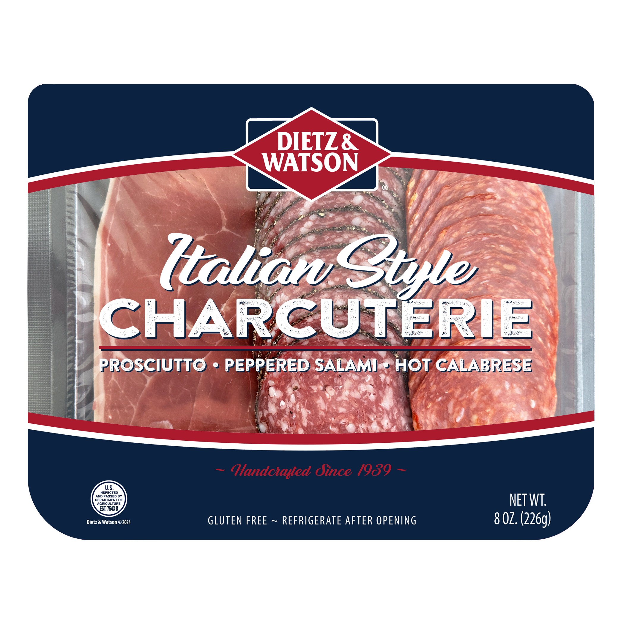Dietz & Watson Italian Charcuterie Pack, Pre-sliced, 8 oz Plastic Resealable Package thumbnail 2