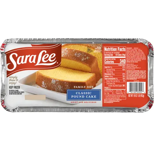 Sara LeeÂ® Pound Cake Family Classic