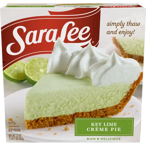 Sara Lee Ley Lime Creme Pie, 23 oz, Frozen