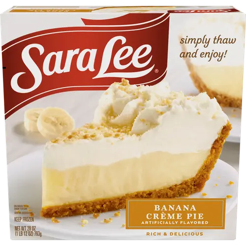 Sara Lee Banana Creme Pie, 28 oz, Frozen