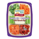 Fresh Cut Organic Vegetable Tray with Ranch Dip, 40 oz
