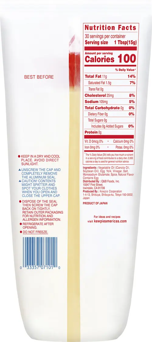 Kewpie Mayonnaise, 15.72 fl oz thumbnail 4