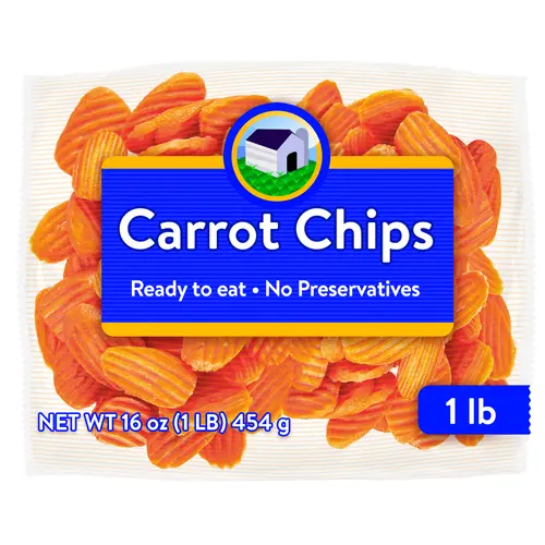 Fresh Carrot Chips, 1 lb Bag