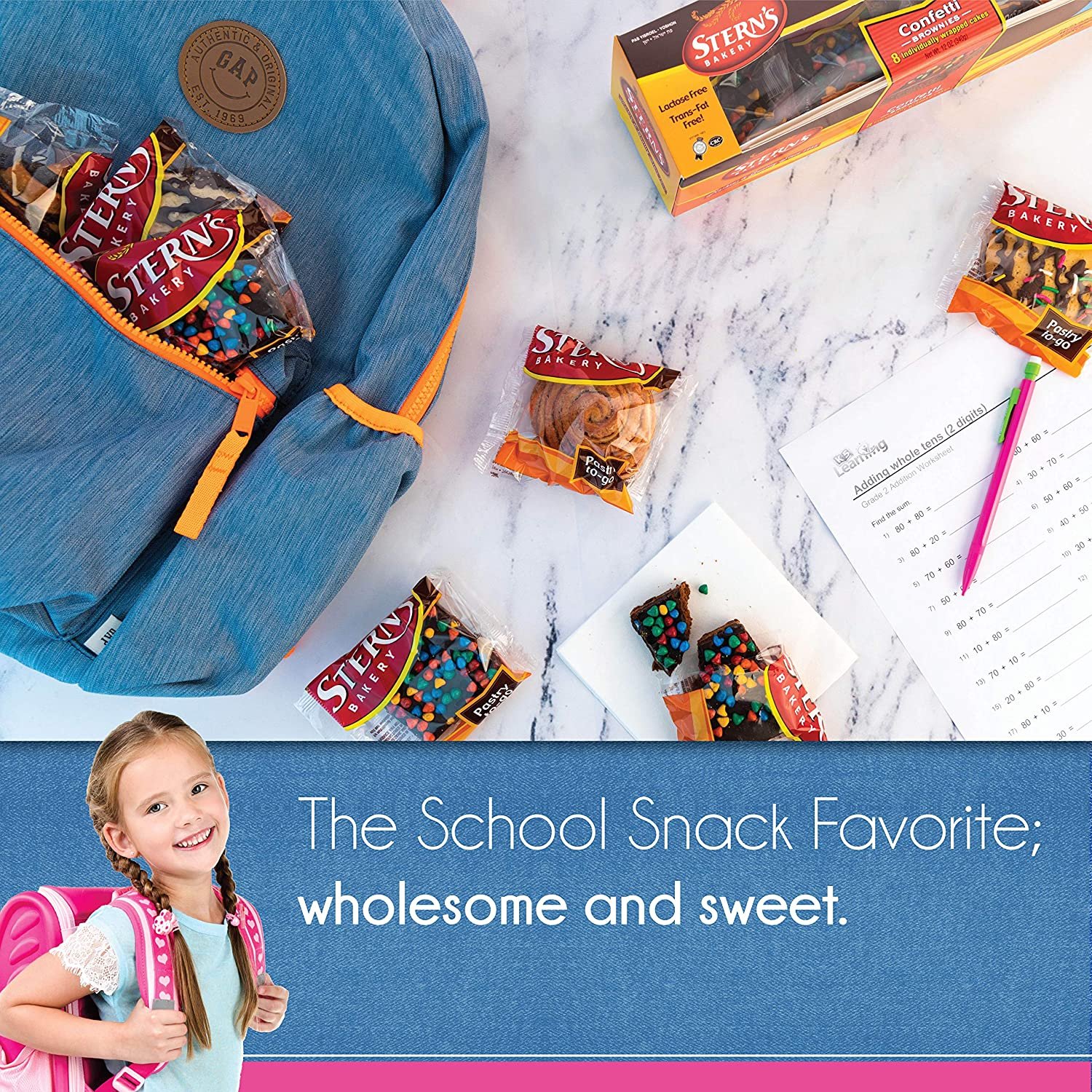 Brownie Bites Snack Cakes | 8 Cookies Individually Wrapped | Coffee Snacks | Holiday, Birthday Party, Kids & Adults | Cosmic thumbnail 4