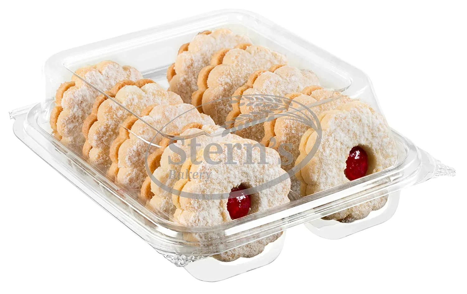 Linzer Tart Cookies with Raspberry Jam | 10 Individually Wrapped Shortbread Cookies | Fresh & Delicious Italian Cookies | Li