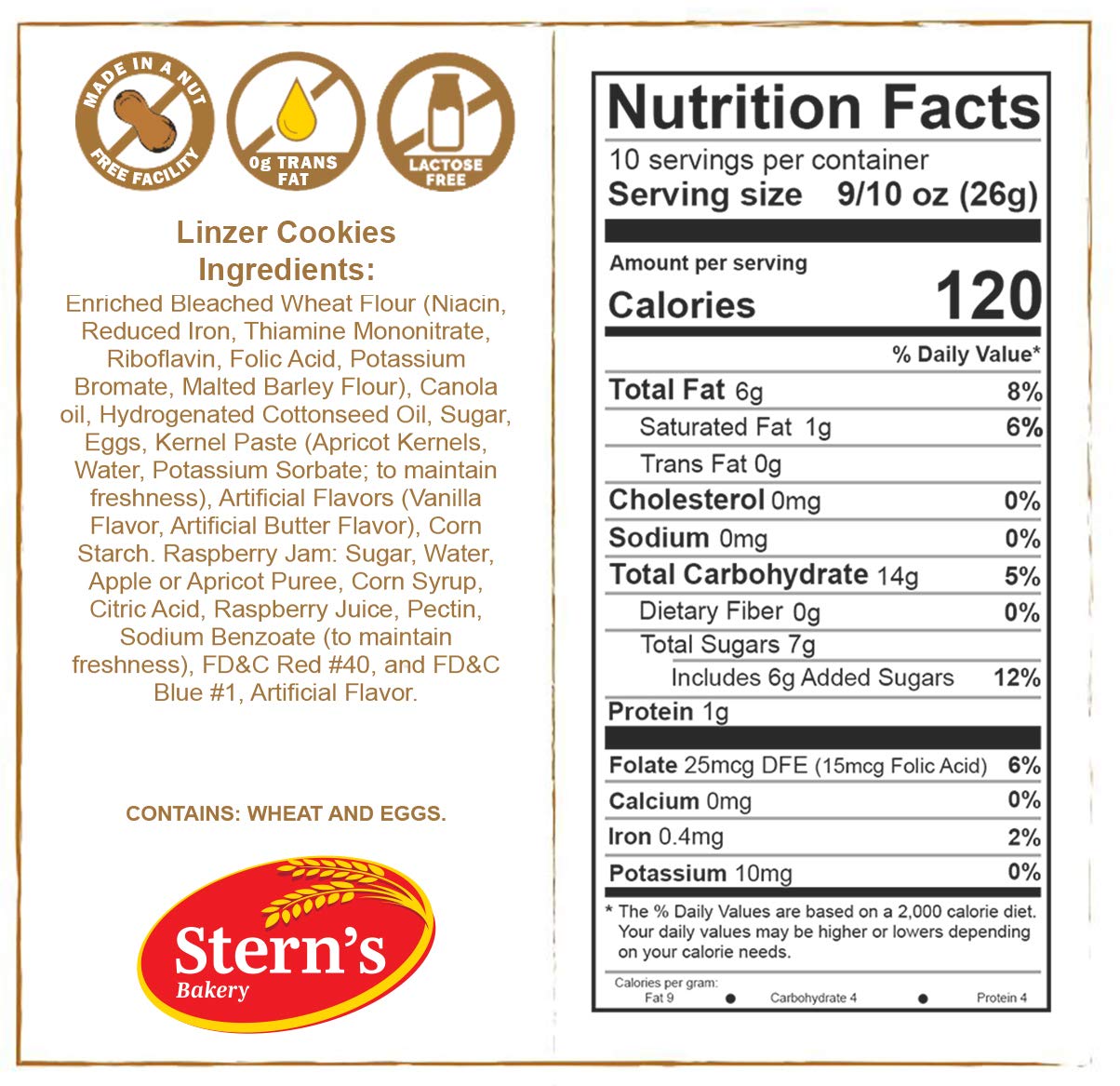 Linzer Tart Cookies with Raspberry Jam | 10 Individually Wrapped Shortbread Cookies | Fresh & Delicious Italian Cookies | Li thumbnail 2