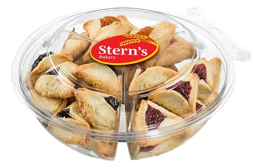 Hamentaschen Cookies | Shortbread Cookies with Apricot, Raspberry & Prune Filling | Hamentashen Cookie Gifts| Dairy & Nu