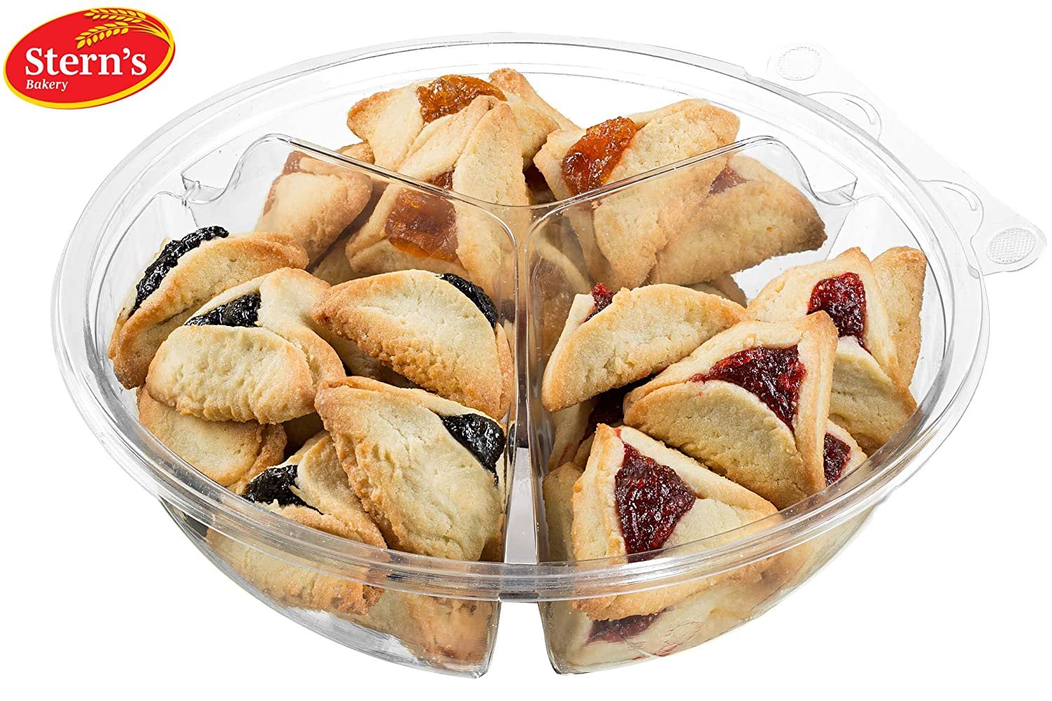 Hamentaschen Cookies | Shortbread Cookies with Apricot, Raspberry & Prune Filling | Hamentashen Cookie Gifts| Dairy & Nu thumbnail 3