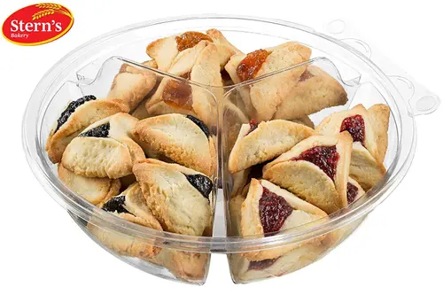 Hamentaschen Cookies | Shortbread Cookies with Apricot, Raspberry & Prune Filling | Hamentashen Cookie Gifts| Dairy & Nu thumbnail 3