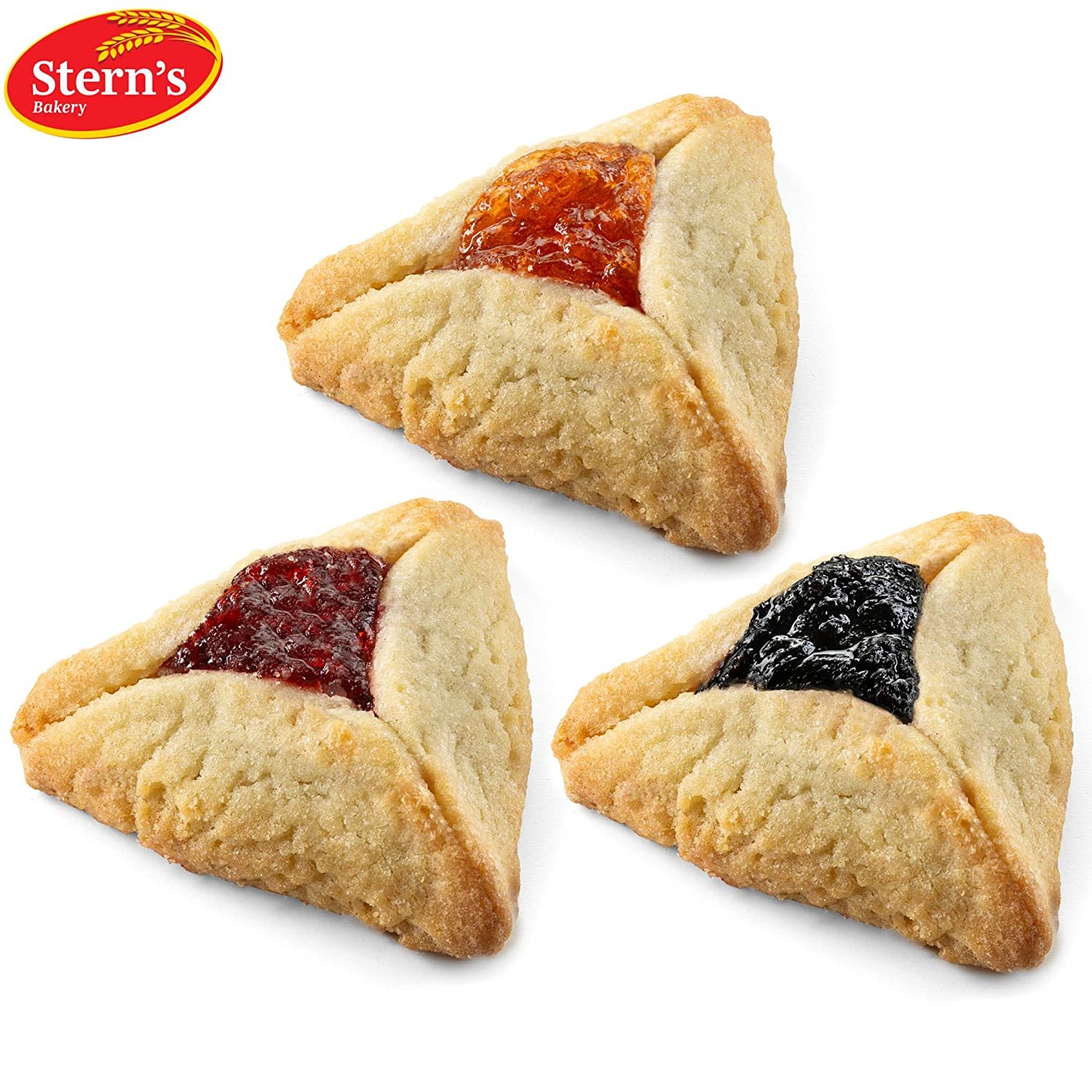 Hamentaschen Cookies | Shortbread Cookies with Apricot, Raspberry & Prune Filling | Hamentashen Cookie Gifts| Dairy & Nu thumbnail 4