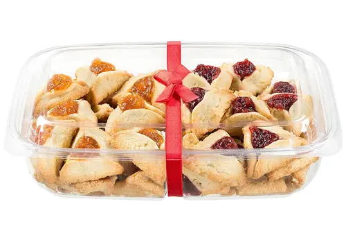 Purim Cookies Filled with Raspberry and Apricot Filling | Hamentaschen Cookie Gift | Shalach Manot -Purim Gifts Idea | Dairy &am