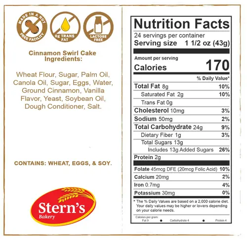 Cinnamon Buns Breakfast Pastry | 18 Cookies Individually Wrapped | Cinnamon Rolls Snack Cakes | Coffee Snacks | On the Go Snacks thumbnail 2